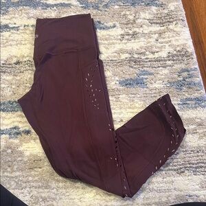 Athleta Women's Leggings - Medium - Wine color